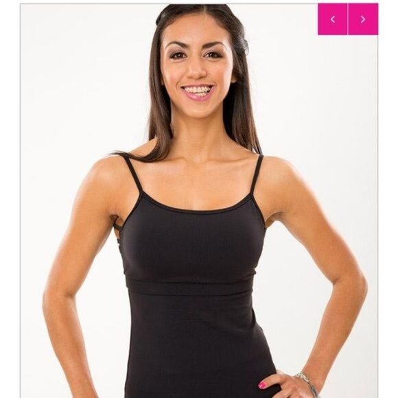 Body Angel Active Wear Candy Top Lot of Two (2) Black Blue Size Medium NWT - Picture 2 of 8